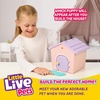 image:imageLittle Live Pets Cat Figurines for Kids Interactive Hutch Animal Playset with 25 Sounds Outdoor Toys for 5 Year Old GirlsPink  Purple Home