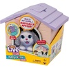 image:imageLittle Live Pets Cat Figurines for Kids Interactive Hutch Animal Playset with 25 Sounds Outdoor Toys for 5 Year Old GirlsPink  Purple Home
