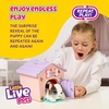 image:imageLittle Live Pets Cat Figurines for Kids Interactive Hutch Animal Playset with 25 Sounds Outdoor Toys for 5 Year Old GirlsPink  Purple Home