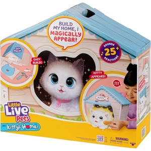 image:imageLittle Live Pets Cat Figurines for Kids Interactive Hutch Animal Playset with 25 Sounds Outdoor Toys for 5 Year Old GirlsKitty