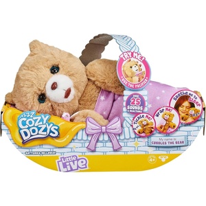 image:imageLittle Live Pets Cozy Dozy Cubbles The Bear  Over 25 Sounds and Reactions  Bedtime Buddies Blanket and Pacifier Included  Stuffed Animal Best Nap Time Interactive Teddy Bear 149Cubbles The Bear