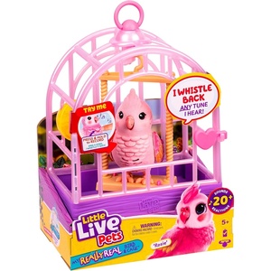 image:imageLittle Live Pets My Pet Piggly the Toy Pig Interactive Walking Pig Toy with 25 Sounds and Detachable Leash Pigs Toys for Kids of Ages 5Bird  Cage Rosie