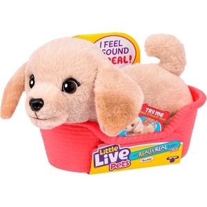 image:imageLittle Live Pets My Really Real Puppy Patches The Beagle Interactive Realistic Toy Dog with 60 Sounds and 2in1 Bed Lifelike Puppy Toys for Kids Ages 5Mini Retriever