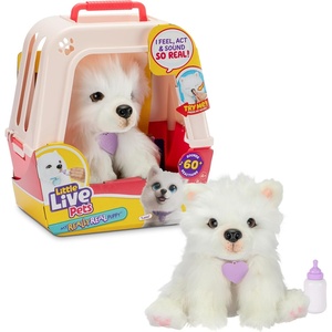 image:imageLittle Live Pets My Really Real Puppy Patches The Beagle Interactive Realistic Toy Dog with 60 Sounds and 2in1 Bed Lifelike Puppy Toys for Kids Ages 5Luna