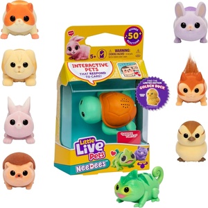 image:imageLittle Live Pets Needees Electronic Toys 1 Interactive Wearable Toy Pet with 50 Sounds and Score Tracker Portable Pet Toys for Kids of Ages 5  Styles May VaryNeeDees  Single