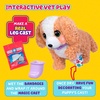 image:imageLittle Live Pets Ouchies Cooper The Retriever Puppy 50 Sounds Limping to Walking Puppy Toy with Vet Carrier Interactive Toy Dog for Kids Ages 5Poodle