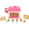 image:imageLittle Live Pets Lil Mouse Toy Playset Pack Mama Surprise Mouse Plush Family Collection Interactive Easter Baby Girl Gifts Toy for Kids 5Bunny with Pink Hutch