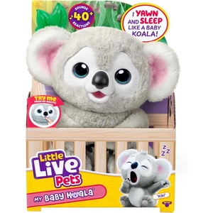 image:imageLittle Live Pets My Baby Monkey Mango 50 Sounds and Reactions Plush Interactive Monkey Toy Set with Accessories Interactive Pets for Kids Ages 4 Toys for Girls and BoysKoala